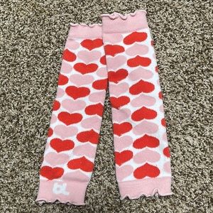 Baby stockings. Hearts